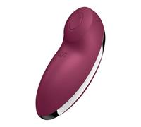 Satisfyer Tap & Climax 2 - stimolatore clitorideo e vibratore 2in1 - rosso