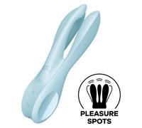 SATISFYER THREESOME 1 VIBRADOR - AZUL - AZZURRO