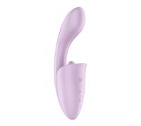 Satisfyer Tongue Expert, vibratore per lingua e rabbite per clitoride e punto G, 9 programmi di vibrazione e 9 modalità di perdita, impermeabile (IPX7), vibratore in silicone, funzione di ricarica