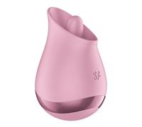 Satisfyer Tongue Player | vibratore per lingua e vibratore per donne | 8 programmi di vibrazione e 8 modalità di perdita, impermeabile (IPX7) | vibratore silenzioso in silicone | funzione di ricarica