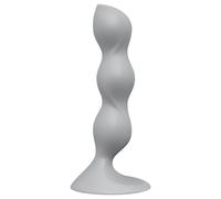 Satisfyer Triple Ball-R, dildo da 18 cm con 3 palline zavorrate | sex toy in silicone con ventosa, superficie strutturata | adatto per strap-on | non è un vibratore, ma ha un effetto vibrante