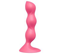 Satisfyer Triple Ball-R - vibratore anale perlato (rosa)