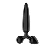 Satisfyer Triple Crystal 1, dildo in vetro | sex toy in vetro 3 in 1 con sfera, plug e stelo | per uso anale e vaginale | per giochi con le temperature | vetro borosilicato | liscio