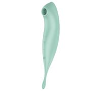 SATISFYER TWIRLING PRO+ STIMOLATORE DI IMPULSI D''ARIA E VIBRATORE APP - VERDE - VERDE