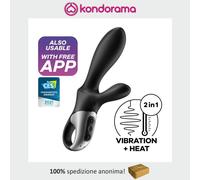 Satisfyer vibratore anale vaginale uomo donna auto riscaldante app smartphone
