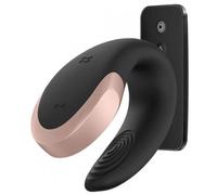 SATISFYER - VIBRATORE DOUBLE LOVE PARTNER DI LUSSO NERO