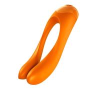Satisfyer Satisfyer Vibratore Dito Candy Cane - Arancione