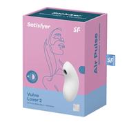 SATISFYER VULVA LOVER 2 ESTIMULADOR Y VIBRADOR - AZUL - BIANCO