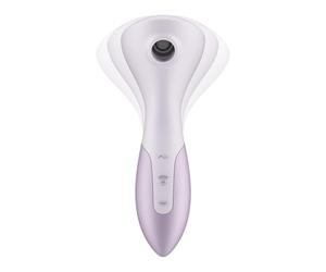 Satisfyer Wand-erful Vibratore e Massaggiatore per Donne, Lilla, Silicone, con Air Pulse Technology, 11 Modalità a Onde di Pressione e 12 Programmi di Vibrazione, Impermeabile IPX7