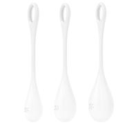 Satisfyer Yoni Power 1 - set di palline vaginali - bianco (3 pezzi)