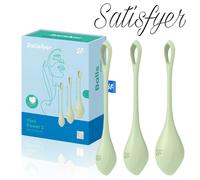Satisfyer Yoni Power 2 Light Green sferette per l'allenamento dei muscoli del pavimento pelvico