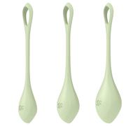 Satisfyer Yoni Power 2 Light Green sferette per l'allenamento dei muscoli del pavimento pelvico