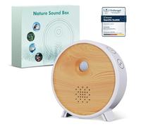 Satisure Rilevatore Movimento per Lettiera Gatto, 9 Suoni Uccelli & Mare | Supporto a Parete, Timer, Canto degli Uccelli & Sorgente del Bosco, 9 Suoni di Uccelli, Sussurro del Fiume, Mare per Toilette