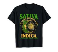 Sativa per cambiare le cose che posso Indica Cannabis Weed Fun Maglietta