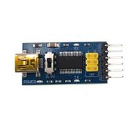 SATKIT Convertitore USB a TTL FT232RL 3.3V 5V Selezionabile per Microcontrollori e Schede di Sviluppo Seriale UART con Cavo Mini USB
