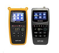 Satlink Sat Finder DVB-S2/S Digitale FTA Rilevatore di Segnale Satellitare Parabola, satellite TV Segnale finder, con Bussola e Torcia Elettrica Funzione [2,1'' Display LCD] - WS-6933