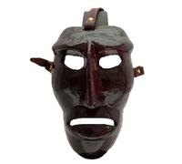 Satodà - Mamuthones: Maschera del carnevale di Mamoiada (Nuoro). Artigianale, legno e cuoio.
