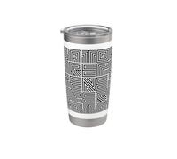SATOR AREPO TENET OPERA ROTAS Bicchiere termico in acciaio inox doppia parete
