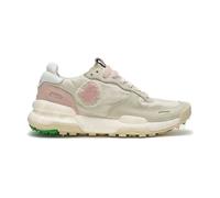 Satorisan - Scarpe Casual Donna - Chacrona Linen - Sneakers Vintage Pelle e Tessuto Sostenibili, Confortevoli e Durevole - Colore Chantilly Cream W - Taglia 39