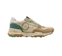 Satorisan - Chacrona Linen - Scarpe Casual Uomo - Sneakers Vintage Cuero y Lino Sostenibili, Confortevoli e Durevole - Colore Urbanite Green M - Taglia 44