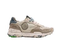 Satorisan - Chacrona Linen - Scarpe Casual Uomo Donna - Sneakers Vintage Pelle e Lino Sostenibili, Confortevoli e Durevole