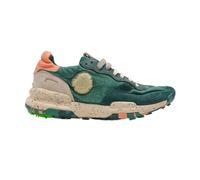 Satorisan - Chacrona Linen - Scarpe Casual Uomo - Sneakers Vintage Cuero y Lino Sostenibili, Confortevoli e Durevole - Colore Diving Green M - Taglia 41