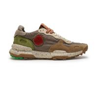 Satorisan - Chacrona Linen - Scarpe Casual Uomo - Sneakers Vintage Cuero y Lino Sostenibili, Confortevoli e Durevole - Colore Faded Chestnut - Taglia 41