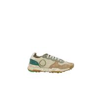 Satorisan - Chacrona Linen - Scarpe Casual Uomo Donna - Sneakers Vintage Pelle e Lino Sostenibili, Confortevoli e Durevole