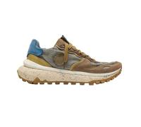 Satorisan - Scarpe Casual Uomo - Chacrona Metta Lino Whitewisp - Sneakers Vintage Cuero y Lino Sostenibili, Confortevoli e Durevole - Colore Fumo - Taglia 42
