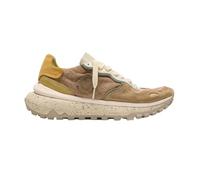 Satorisan - Chacrona Metta Lino Whitewisp - Scarpe Casual Uomo - Sneakers Vintage Cuero y Lino Sostenibili, Confortevoli e Durevole - Colore Brown - Taglia 42