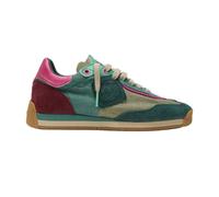 Satorisan - Enso Gaia - Scarpe Casual Uomo Donna - Sneakers Vintage Pelle e Tessuto Sostenibili, Confortevoli e Durevole - Colore Diving Green - Taglia 40