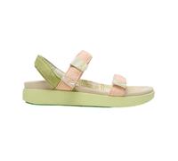 Satorisan - Kona Linen - Sandali Sportivi Donna - Sandali Piatti Cuero y Lino Sostenibili, Confortevoli e Durevole - Colore Creamy Peach - Taglia 37