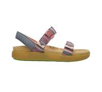 Satorisan - Kona Raffia - Sandali Sportivi Donna - Sandali Piatti Pelle e Tessuto Sostenibili, Confortevoli e Durevole - Colore Tribal - Taglia 40