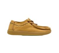 Satorisan - Mocassini Wallabee Uomo - Kwahu Rustic - Mocassini Pelle e Tessuto Sostenibili, Confortevoli e Durevole - Colore Peanut M - Taglia 42