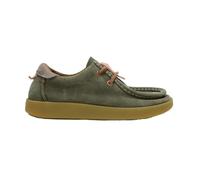 Satorisan - Kwahu Winter Suede - Mocassini Wallabee Donna - Mocassini Pelle Sostenibili, Confortevoli e Durevole - Colore Rush Green - Taglia 38
