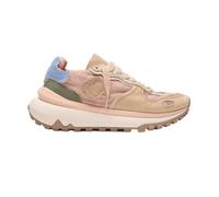 Satorisan - Scarpe Casual Donna - Chacrona Metta Lino Whitewisp - Sneakers Vintage Cuero y Lino Sostenibili, Confortevoli e Durevole - Colore Multi Pink - Taglia 41