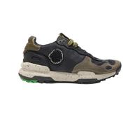 Satorisan - Scarpe Casual Uomo - Chacrona Premium - Sneakers Vintage Pelle Sostenibili, Confortevoli e Durevole - Colore Black Khaki - Taglia 45