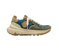 Satorisan - Scarpe Casual Uomo Donna - Chacrona Metta Hemp - Sneakers Vintage Pelle e Tessuto Sostenibili, Confortevoli e Durevole - Colore Indigo - Taglia 45