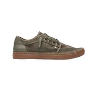 Satorisan - Scarpe Casual Uomo Donna - Heisei Suede - Sneakers Vintage Pelle Sostenibili, Confortevoli e Durevole - Colore Deep Khaki/Gr - Taglia 43