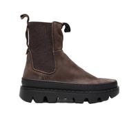 Satorisan - Unalome Elastics Premium - Stivali alla Caviglia Donna - Stivaletti Vintage Pelle Sostenibili, Confortevoli e Durevole - Colore Dark Brown - Taglia 38