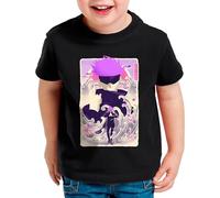Satoru Art T-Shirt for Kinder Kaisen Anime Japan Manga Black S