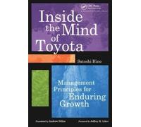 Satoshi Hino Inside the Mind of Toyota (Copertina rigida)