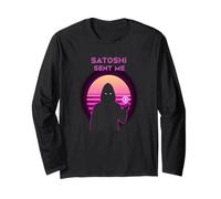 Satoshi mi ha inviato cripto blockchain libertà digitale bitcoin Maglia a Manica
