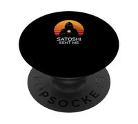 Satoshi mi ha inviato cripto blockchain libertà digitale bitcoin PopSockets PopGrip Adesivo