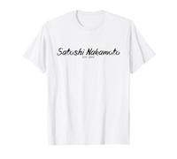 Satoshi Nakamoto Designer Bitcoin Est2009 Satoshi Bitcoin Maglietta