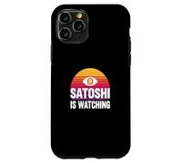 Satoshi sta guardando nakamoto blockchain security bitcoin Custodia per iPhone 11 Pro