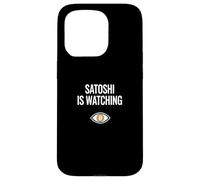 Satoshi sta guardando nakamoto blockchain security bitcoin Custodia per iPhone 15 Pro
