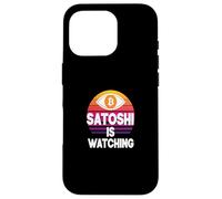 Satoshi sta guardando nakamoto blockchain security bitcoin Custodia per iPhone 16 Pro