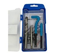 Satra S-X38E - Set di riparazione filettatura M10 x 1,25, 15 pezzi, con punta