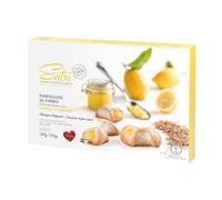 Satri Antica Pasticceria Farfalline al Farro con Farcitura alla Crema di Limone Senza Olio di Palma - 1 x 200 Grammi